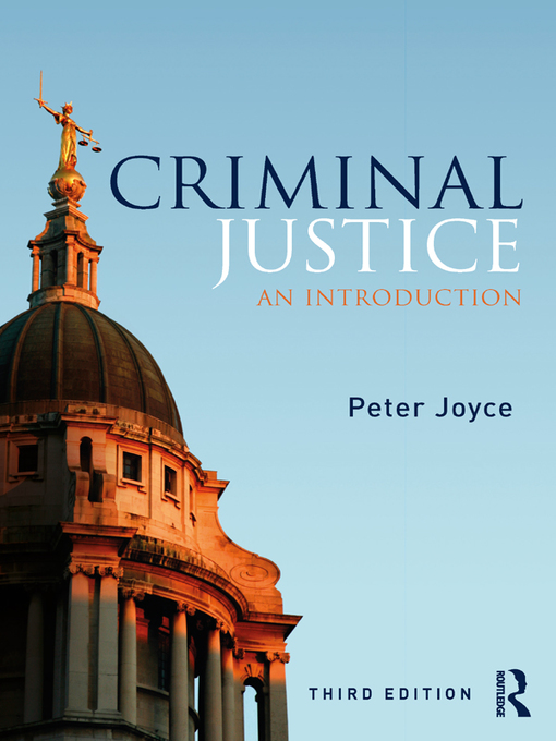 Title details for Criminal Justice by Peter Joyce - Available